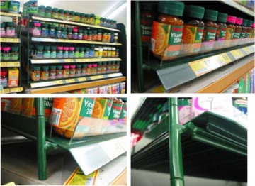 Bottle gourd bore shelf with green color