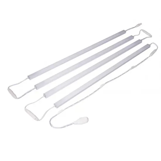 3000-6500K High Quality LED Shelf Light - Magnetic Installation Under Cabinet Lamp (WHITE) 80PCs DC 24V SMD 2835