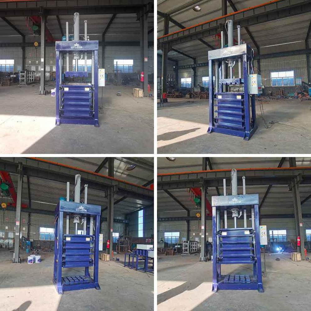 Vertical Used Clothes Baler