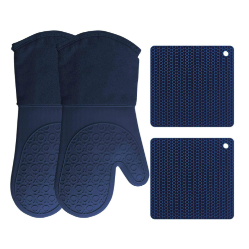 Kustom BPA Gratis Silikon Silikon Oven Mittens