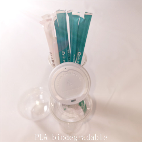 Biodegradação de copos do PLA, selável