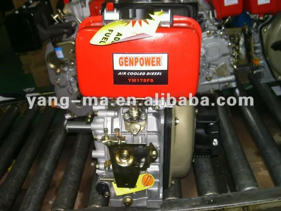 model YM178FS,7hp single cylinder camshaft generating diesel engine