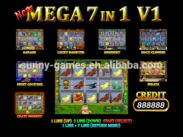 New Mega 7 in 1 V1 Slot game board