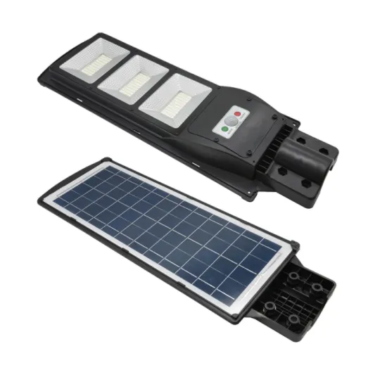 Solar garden lights with solar panels