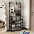 Household shoe rack door coat rack simple