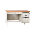 Wooden Small Metal Office Desk With File Drawer