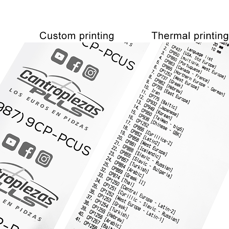 clear printing for both side