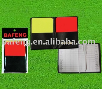 Warning card is also called Yellow/Red Card