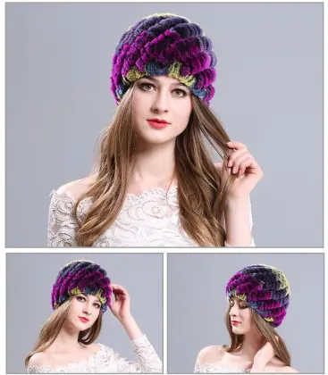 Beaver rabbit fur hat fur hat female winter