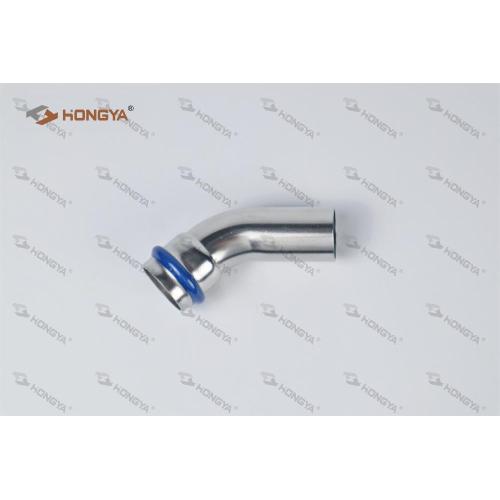 Stainless steel 45 Deg elbow M profile