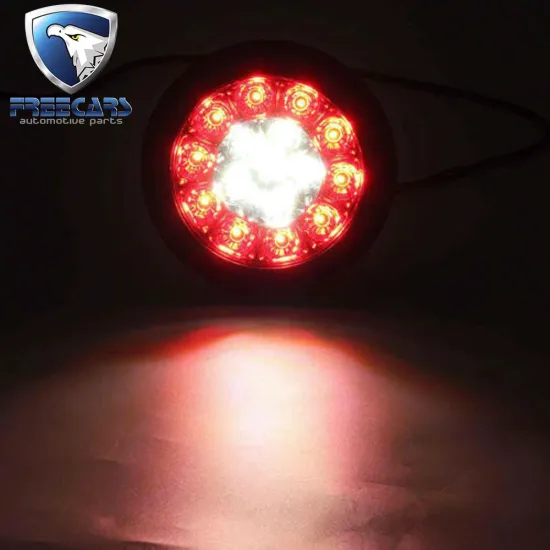 LED Stop Brake Turn Signal Reverse Tail Lights for Round Truck RV Trailer