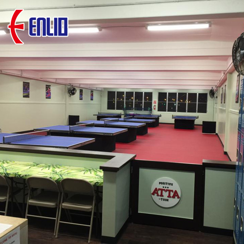 enlio PVC Table Tennis floor mat with ITTF