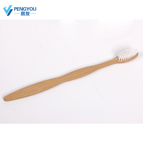 Escova de dentes de bambu natural biodegradável