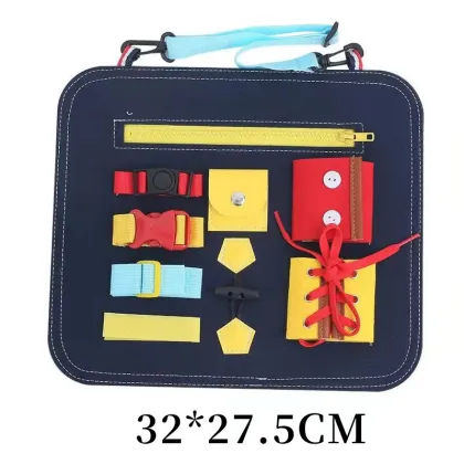 Sensory Learning Montessori Toddler Busy Board