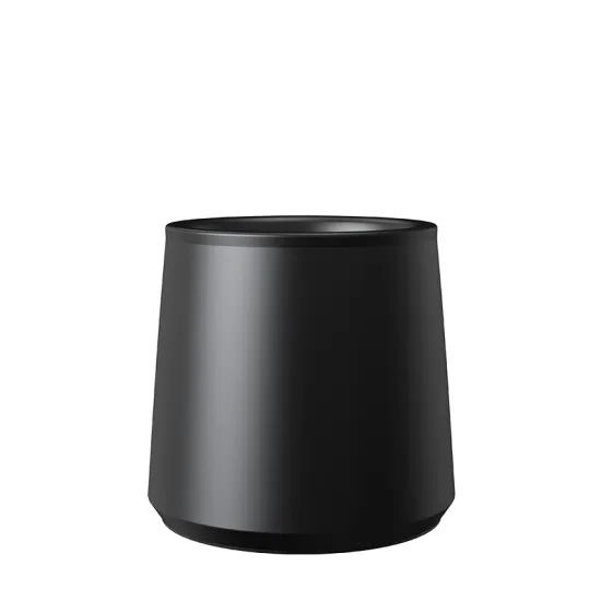 DHPO Black Ceramic Coffee & Tea Cup - Eco-Friendly Reusable Porcelain Mug