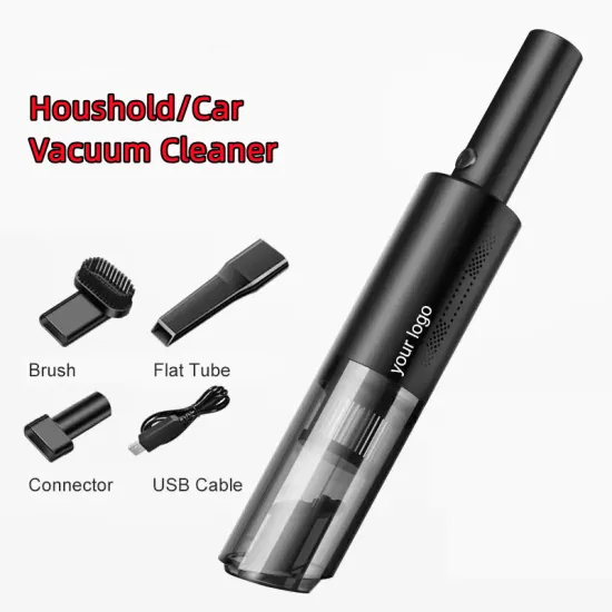 Portable Cordless Vacuum Cleaner: 6000PA Strong Suction, Handheld and Washable for Home & Car - USB Rechargeable