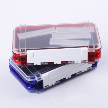 Double Sided Waterproof Plastic Fishing Box for Lure and Hook Storage