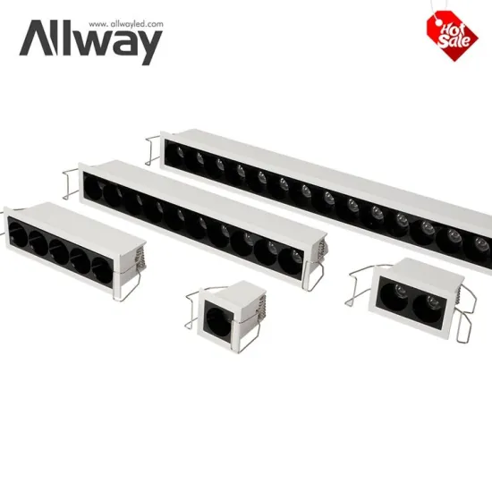 High-Power Wholesale Indoor Office LED Linear Grille Downlight Fixtures