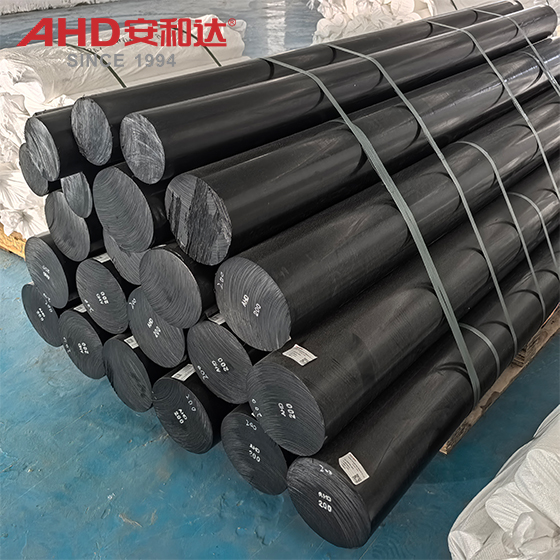 HEPE ROD Black 200mm for plastic components