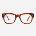 Square Cat Shape Acetate Unisex Optical Frames