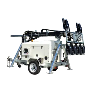 10 meter hydraulic mast mobile light tower