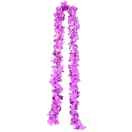 Violet Wisteria Orchid Fake Rattan Wedding Decorations