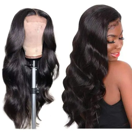 10a 12a Grade 100% Virgin 26 28 Inch Human Hair Hd Lace Front Wigs Natural 13x6 Transparent Lace Frontal Body Wave Wig