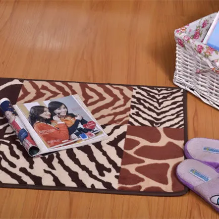 Sexy Leopard Printed Mat Home Decro Rug Floor Carpet For Kitchen