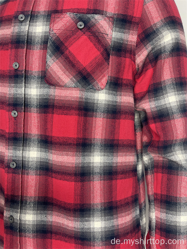 Jugendflanellplaid -Vintage -Hemd