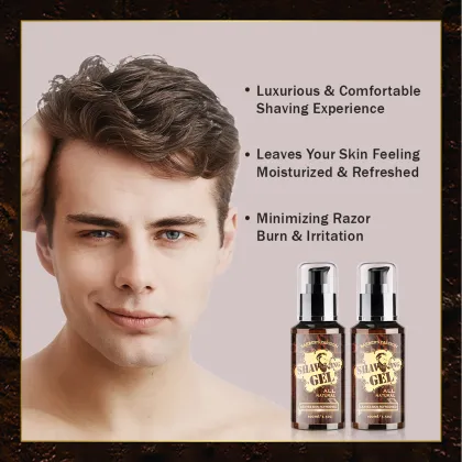 Custom Vegan Beard Shaving Foam with Logo