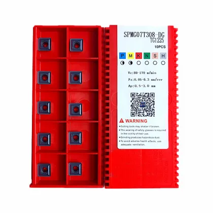 Carbide Inserts & CNC Drill Bits: SPMG and TG Series