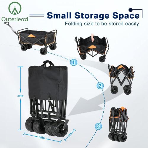 Outerlead 350 Lbs Capacity Grocery Portable Folding Wagon