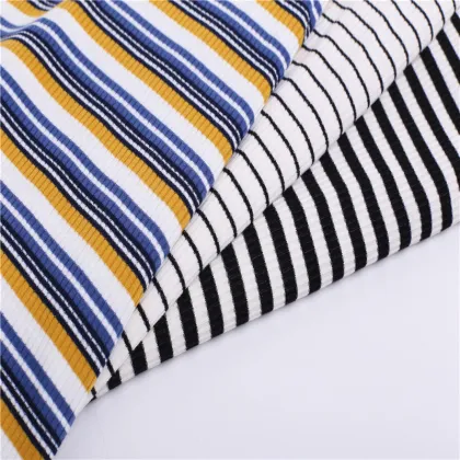 Customized Rib Knitting Coarse Needle Fabric For Ladies
