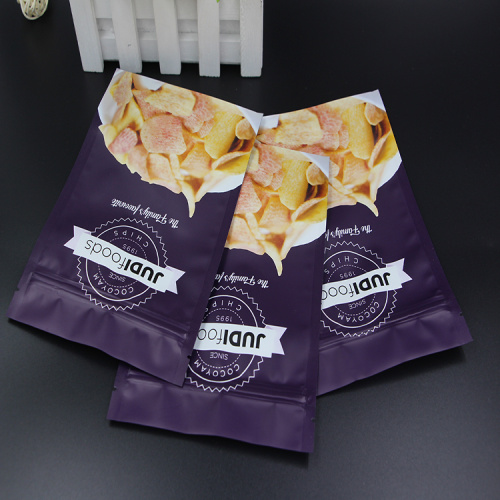 Food Grade HDPE Laminated Plastic Food Bag with Zipper Top