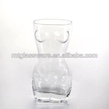 new funny woman shape glass beer mug shot glass