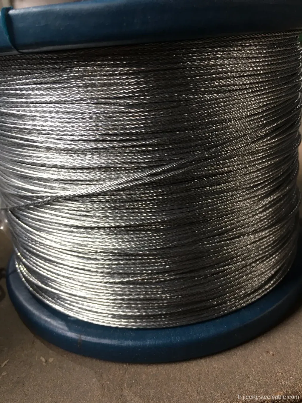 Corde en fil métallique en acier galvanisé 1x7 de haute qualité