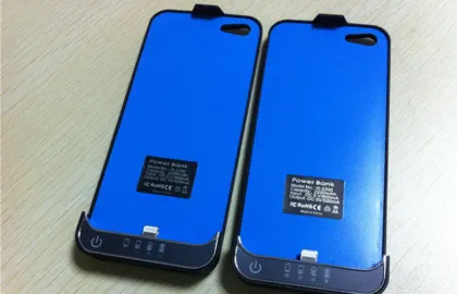 Blue Mophie Case Charger 2200mah Iphone 5 External Battery Charger