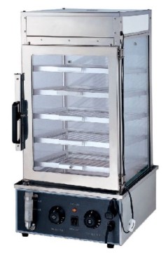 Food steamer showcase