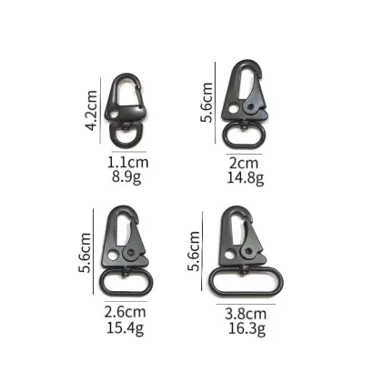 Wholesale Matt Black Hawk Metal Zinc Alloy Backpack with Bird Mouth Buckle for Outdoor Activities