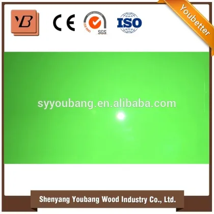 Good quality high gloss uv board, UV MDF glossy board for kitchen cabinet decoration