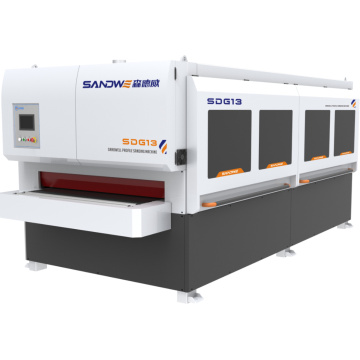 Special shape wood plates sanding machine with primer