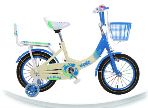 14-tums blå barncyklar av hög kvalitet till salu