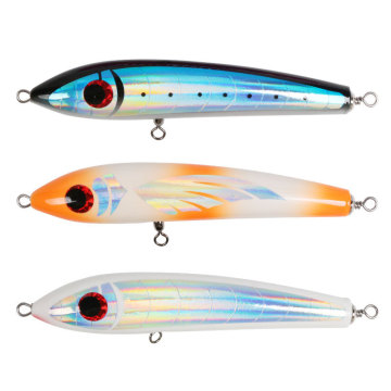 Luminous Gt Stickbait Lure 3+7 ดินสอไม้ตกปลาแข็งล่อขนาด 230 มม. 90G 3D ตา