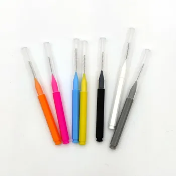 Biodegradable Bamboo Toothpick and Dental Floss Brush