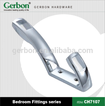 zinc alloy bedroom clothes hanger hooks