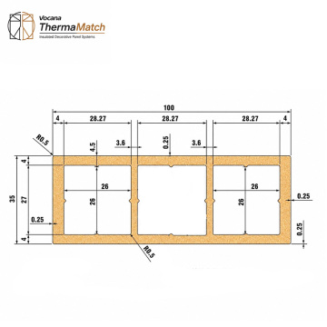 Rectangular Aluminum Tube Profile