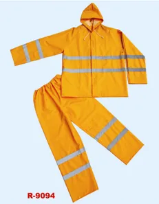 Rain coat ,rain suit
 yellow fashion pvc raincoat