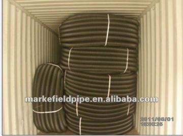 Black Insulation corrugated pipe for pex pipe