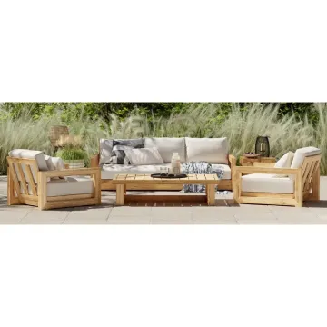 Scandinavian Patio Wood Rocking Chair