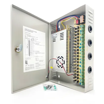 Rainproof CCTV Power Supply Box S-360-12 360W 12V 30A 18CH UPS